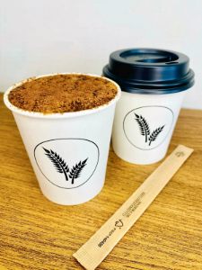 Cappuccino italiano com leite vegetal